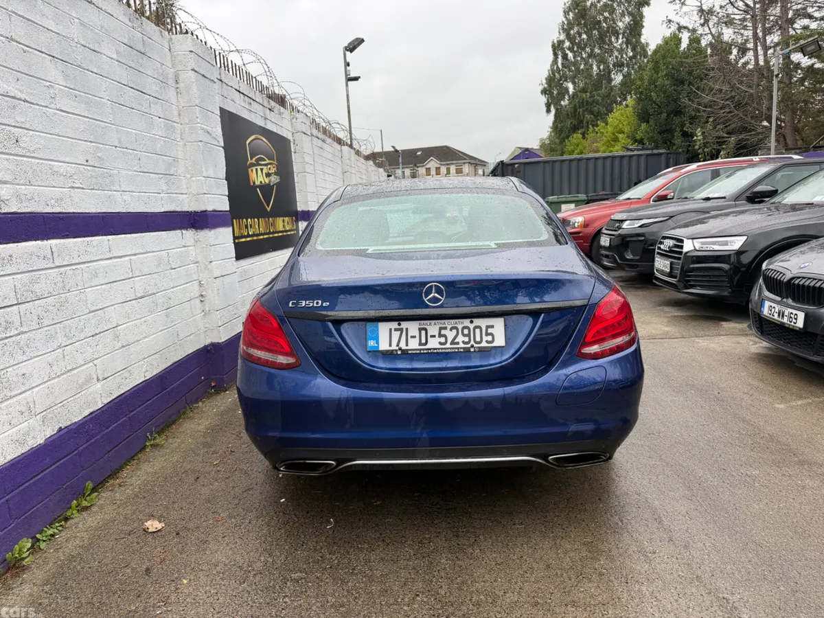 Mercedes-Benz C-Class Saloon, Petrol Plug-in Hybrid, 2017, Blue