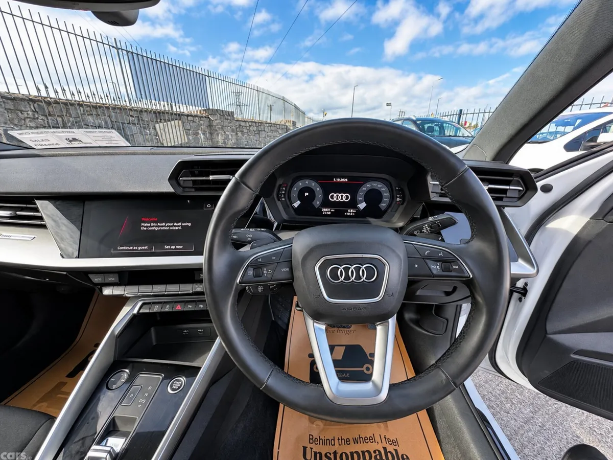 Audi A3 Saloon, Petrol Hybrid, 2022, White