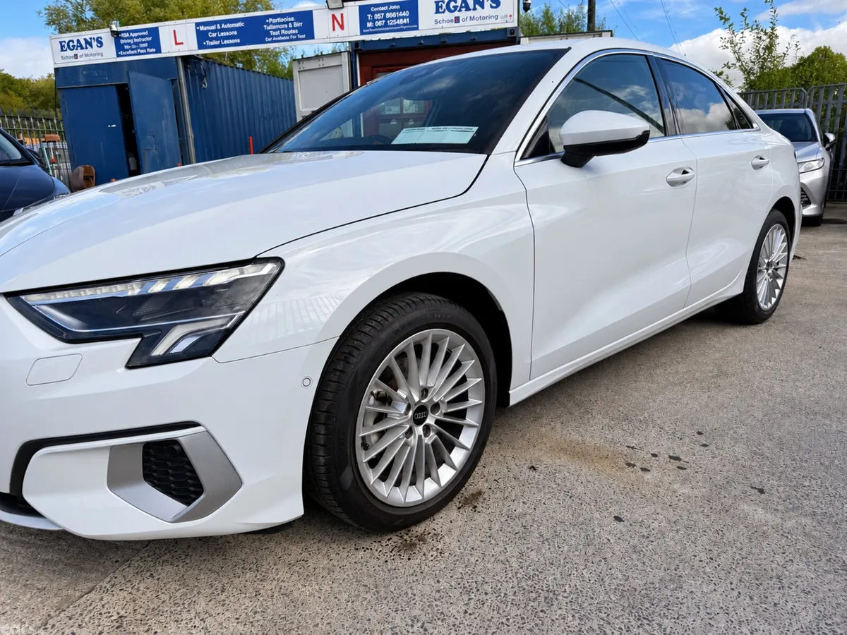 Audi A3 Saloon, Petrol Hybrid, 2022, White
