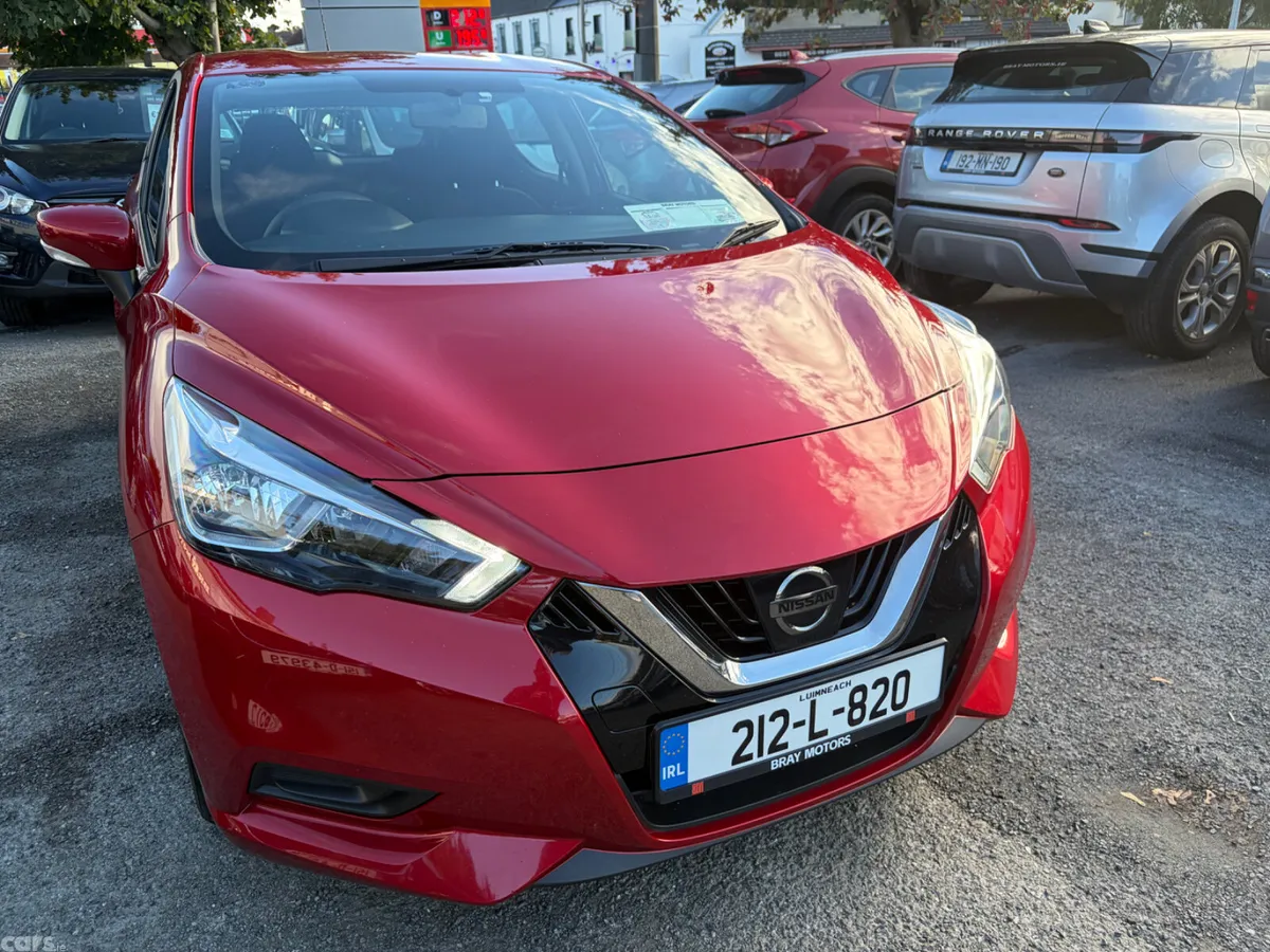 Nissan Micra Hatchback, Petrol, 2021, Red