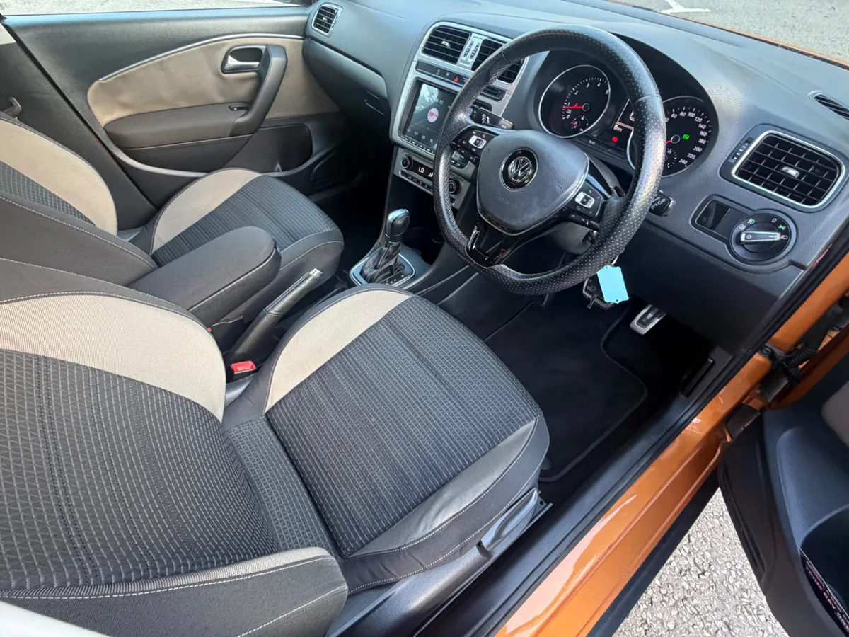 Volkswagen Polo Hatchback, Petrol, 2015, Orange