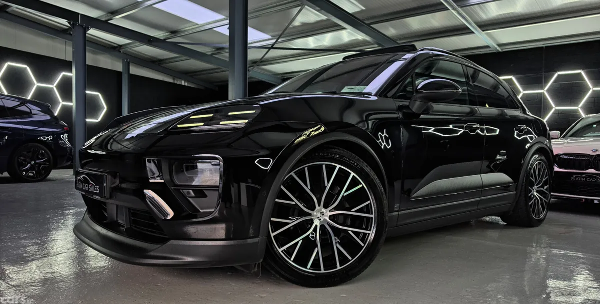 Porsche Macan SUV, Electric, 2024, Black