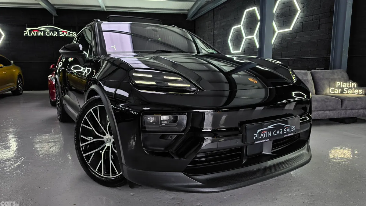 Porsche Macan SUV, Electric, 2024, Black