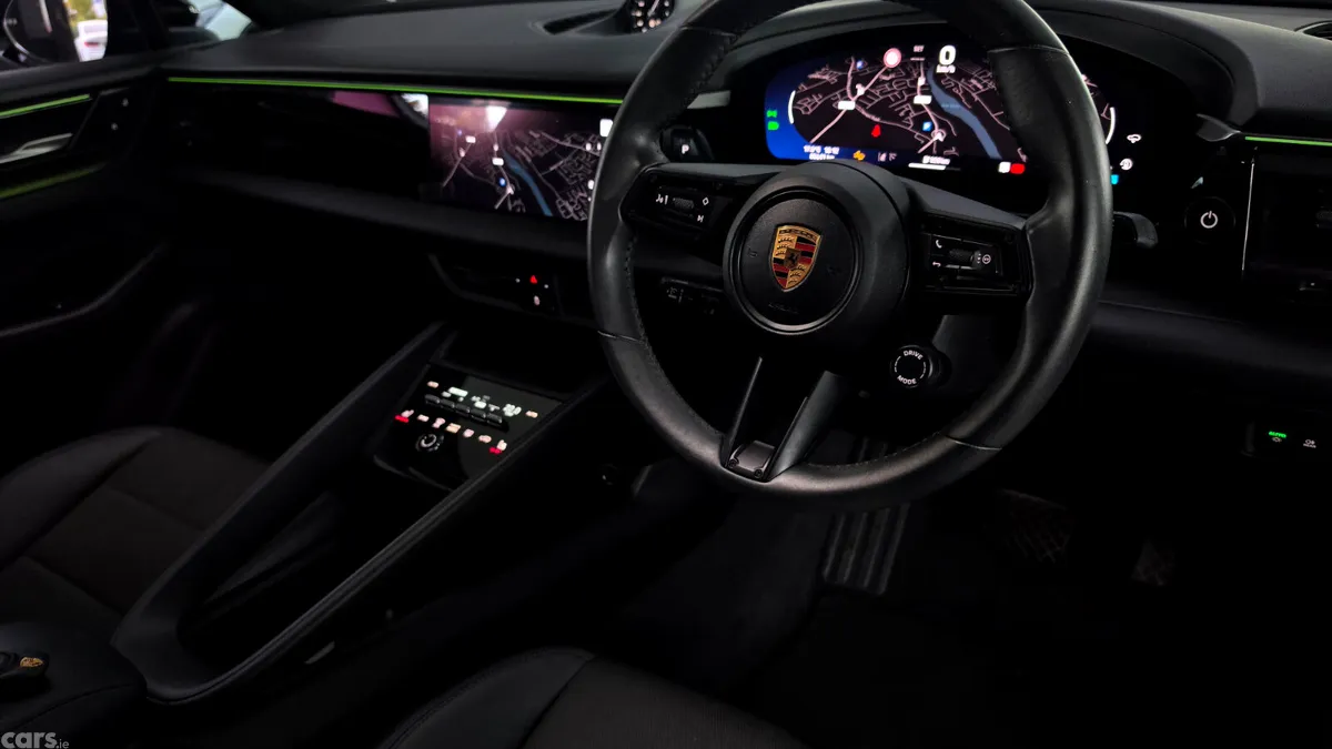 Porsche Macan SUV, Electric, 2024, Black
