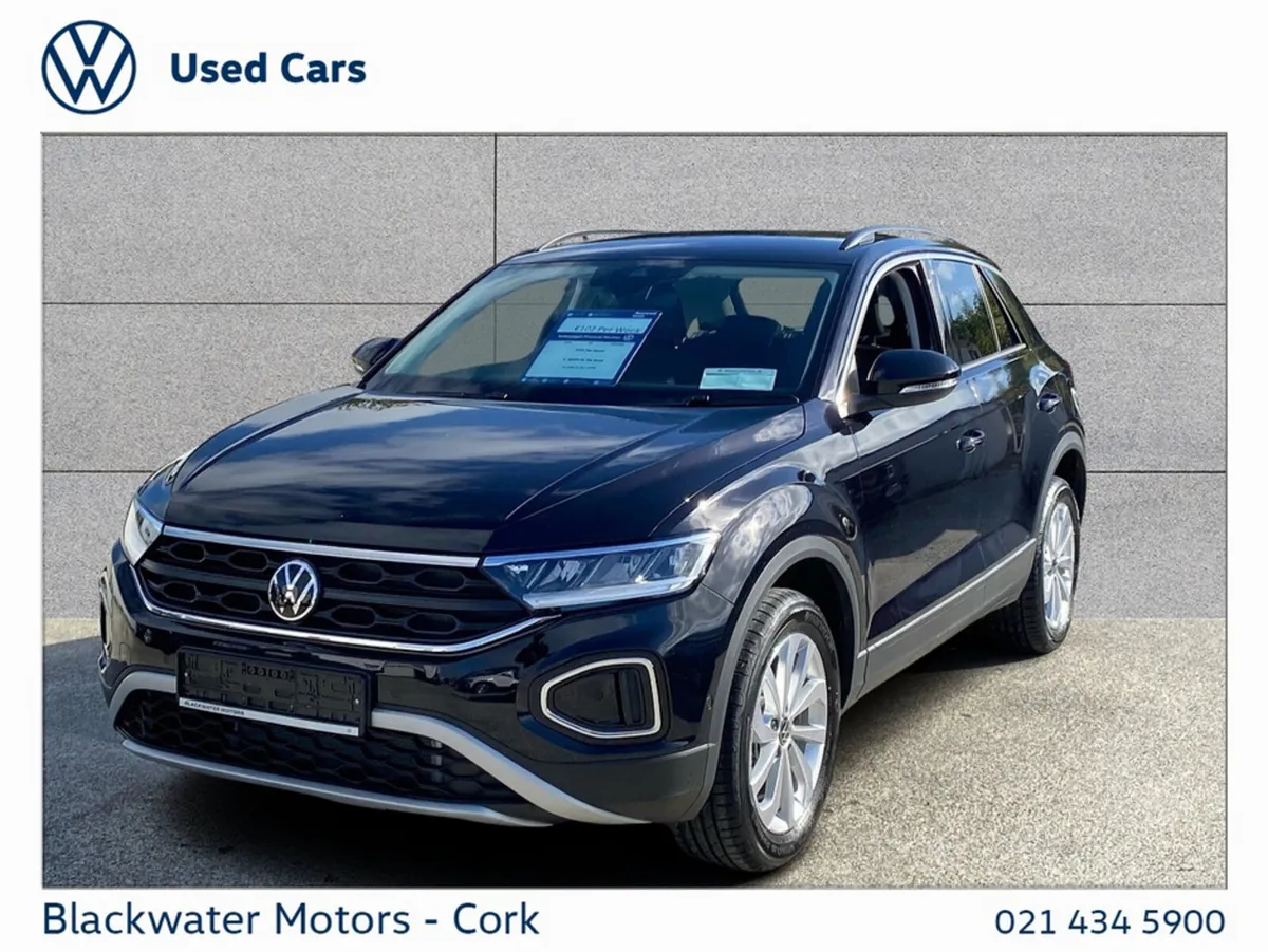 Volkswagen T-Roc SUV, Petrol, 2026, Black