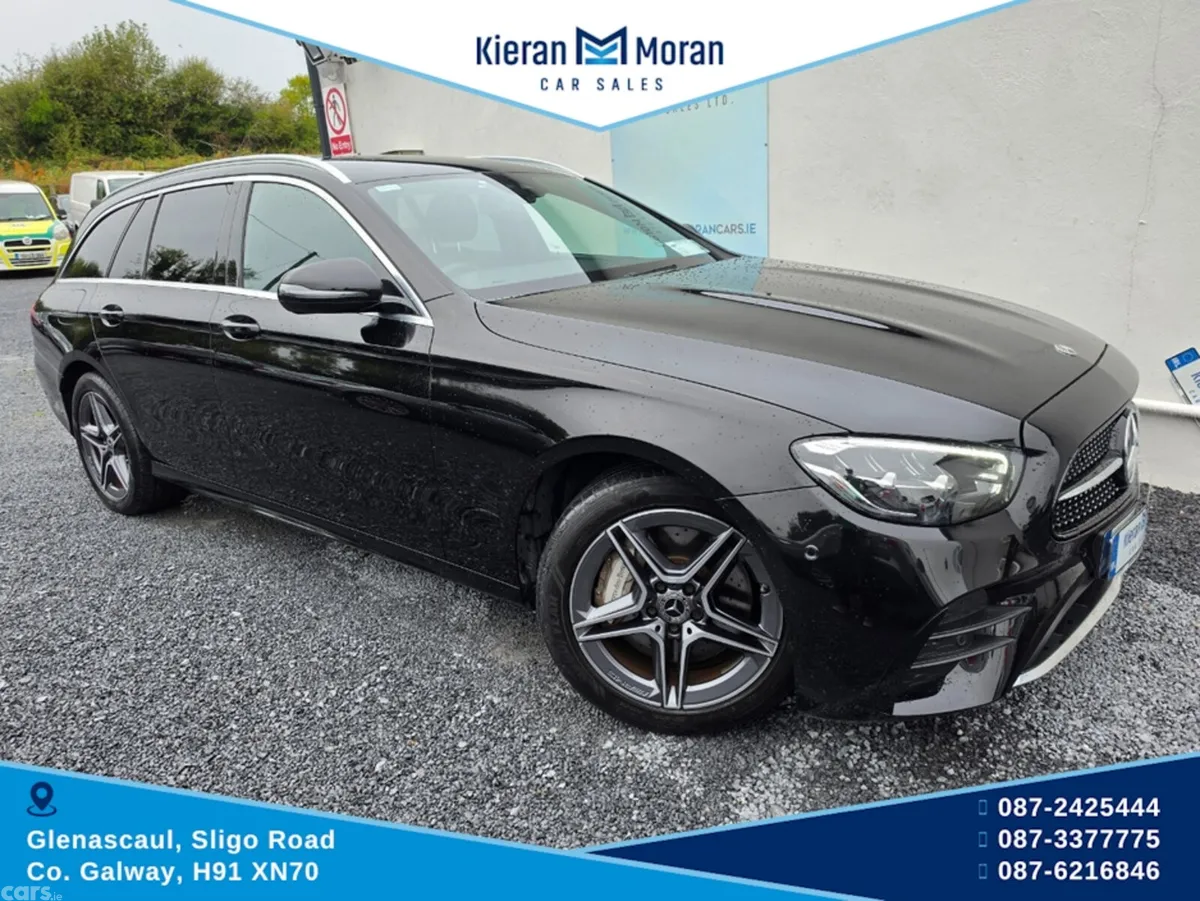 Mercedes-Benz E-Class Estate, Diesel Plug-in Hybrid, 2023, Black