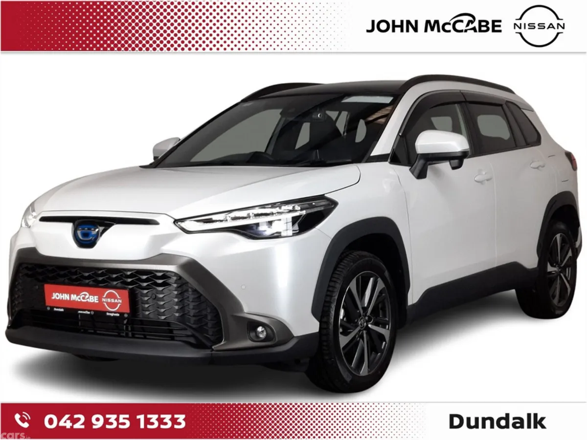 Toyota Corolla Cross SUV, Petrol Hybrid, 2023, White