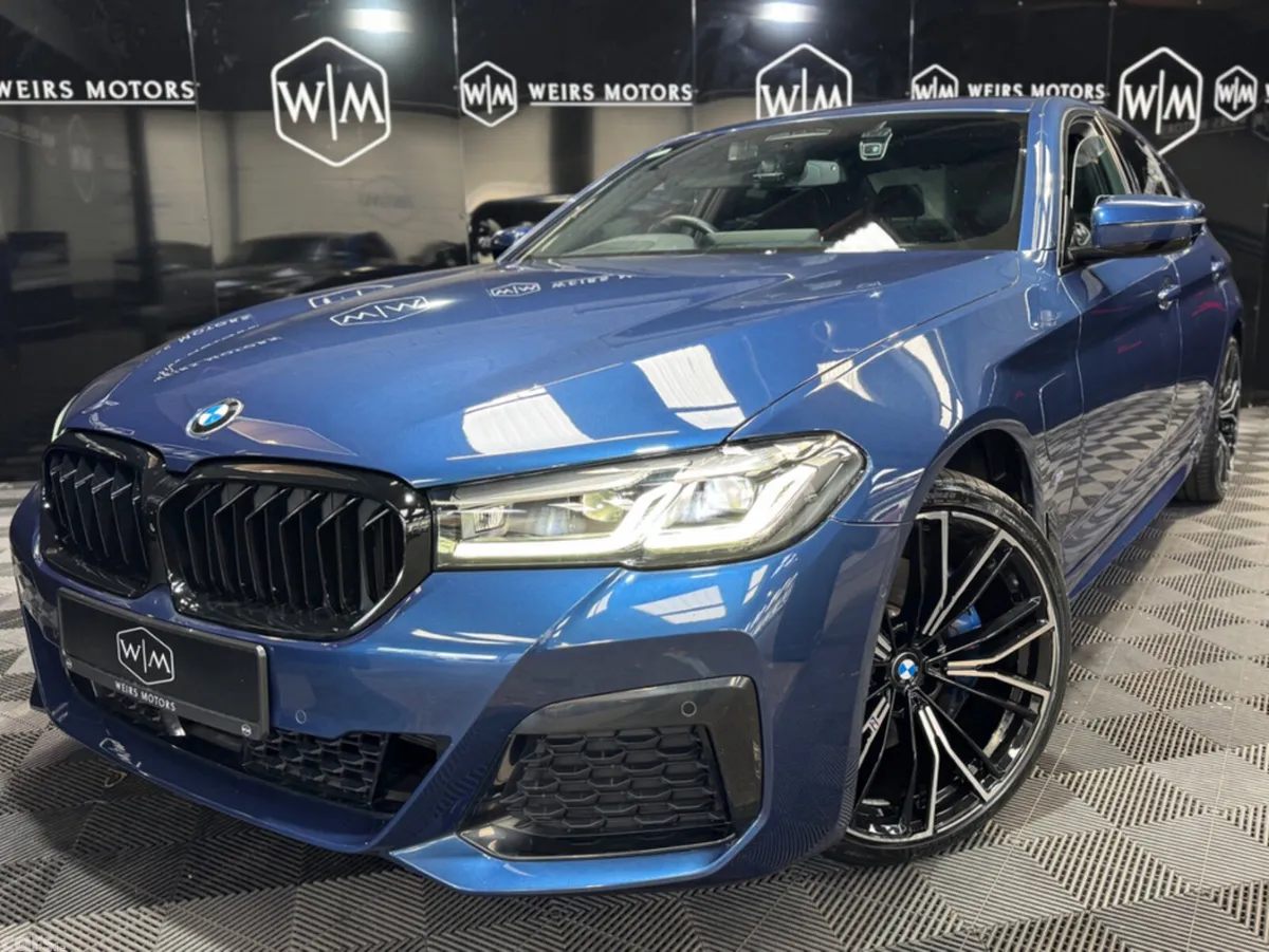 BMW 5-Series Saloon, Petrol Plug-in Hybrid, 2021, Blue