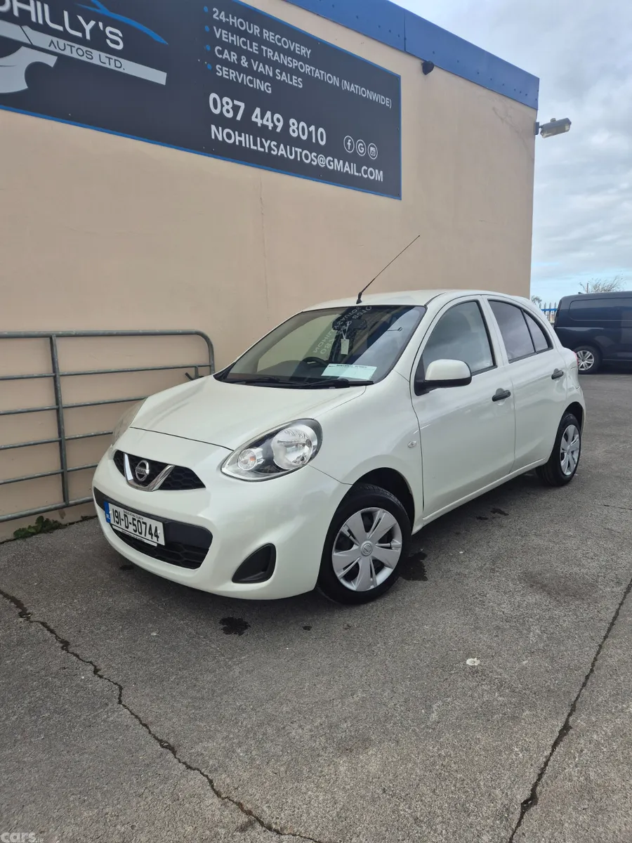Nissan March Hatchback, Petrol, 2019, White