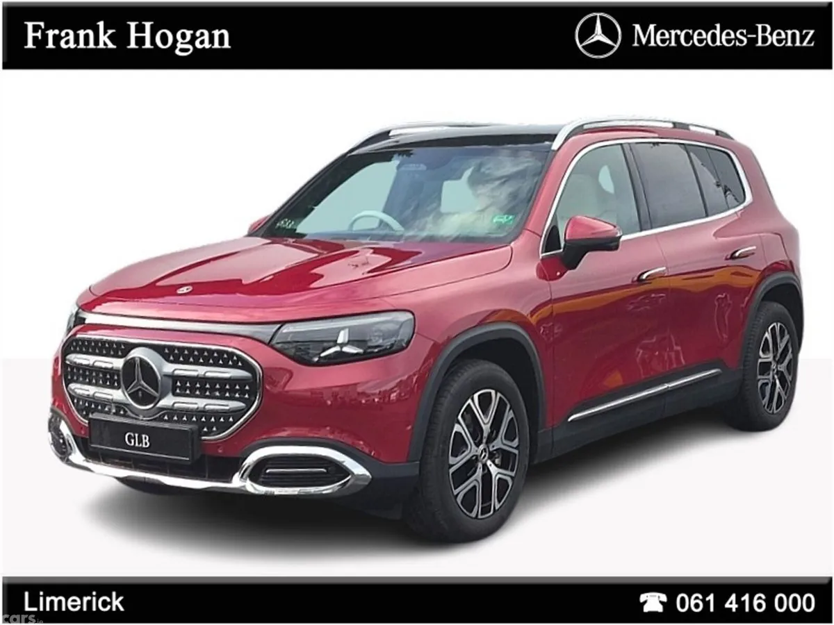 Mercedes-Benz GLB SUV, Electric, 2027, Red