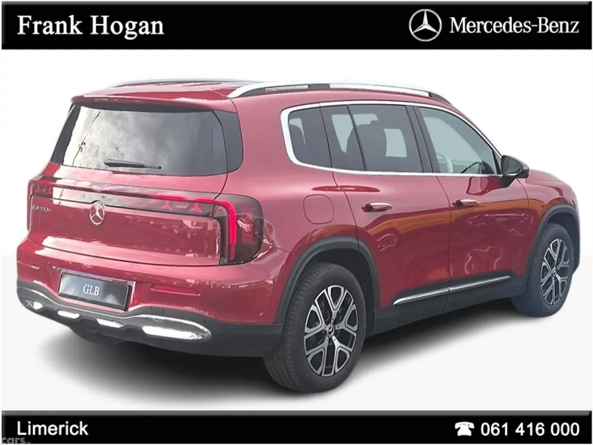 Mercedes-Benz GLB SUV, Electric, 2027, Red