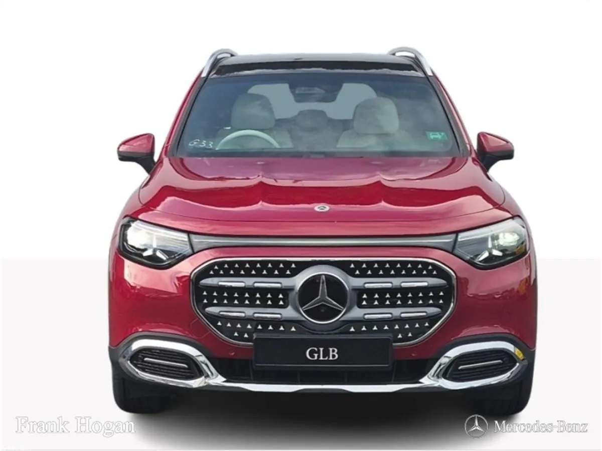 Mercedes-Benz GLB SUV, Electric, 2027, Red