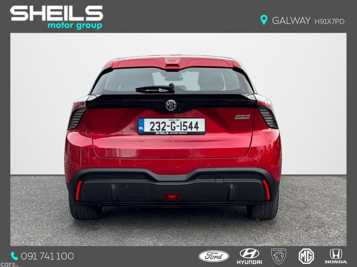 MG MG4 Hatchback, Electric, 2023, Red