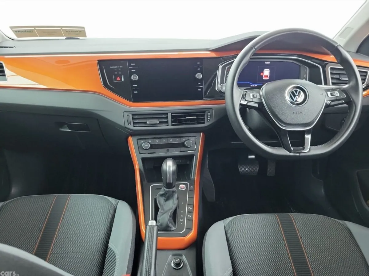 Volkswagen Polo Hatchback, Petrol, 2021, Orange