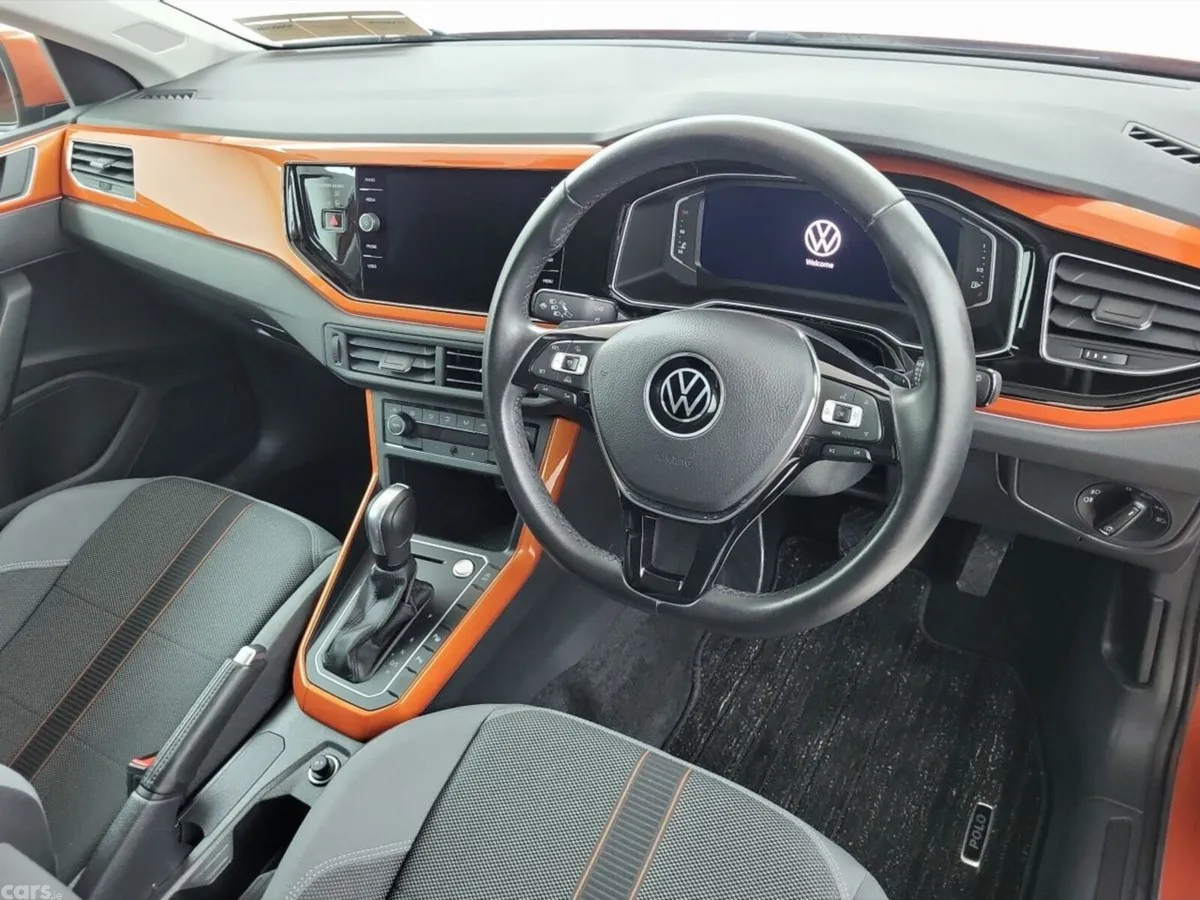 Volkswagen Polo Hatchback, Petrol, 2021, Orange