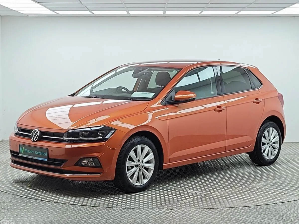 Volkswagen Polo Hatchback, Petrol, 2021, Orange