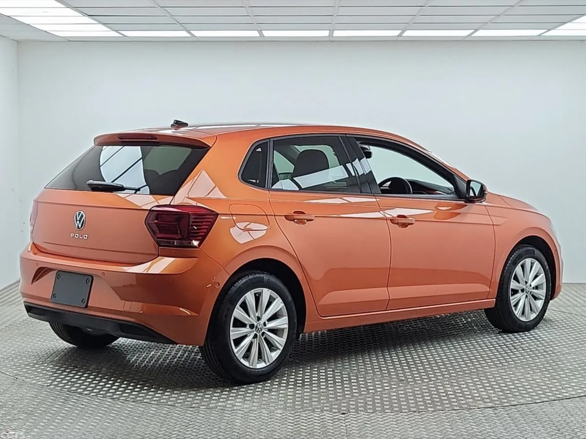 Volkswagen Polo Hatchback, Petrol, 2021, Orange
