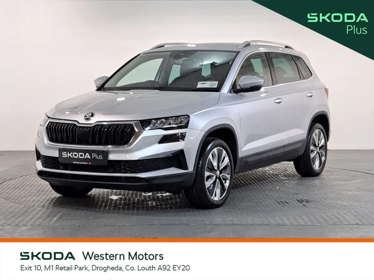 Skoda Karoq SUV, Petrol, 2024, Silver