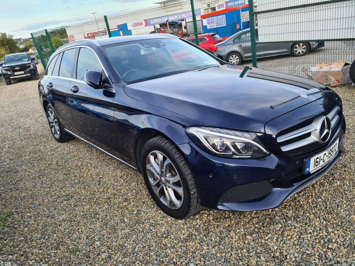 Mercedes-Benz C-Class Estate, Petrol Plug-in Hybrid, 2016, Blue