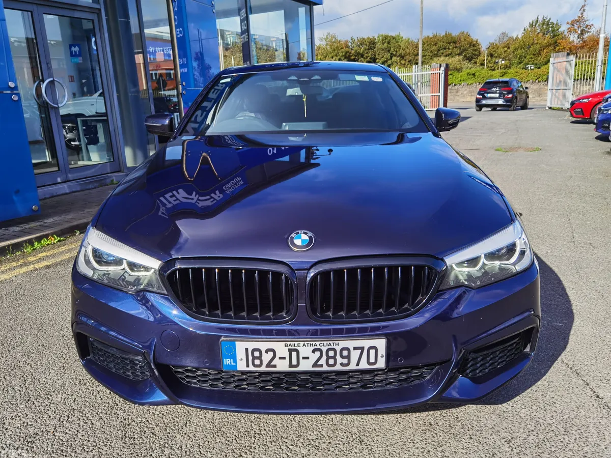 BMW 5-Series Saloon, Petrol Plug-in Hybrid, 2018, Black