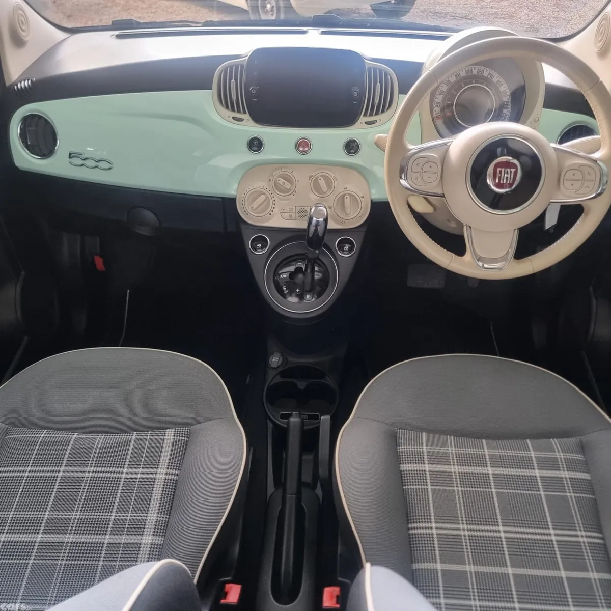 Fiat 500 Hatchback, Petrol, 2019, Green