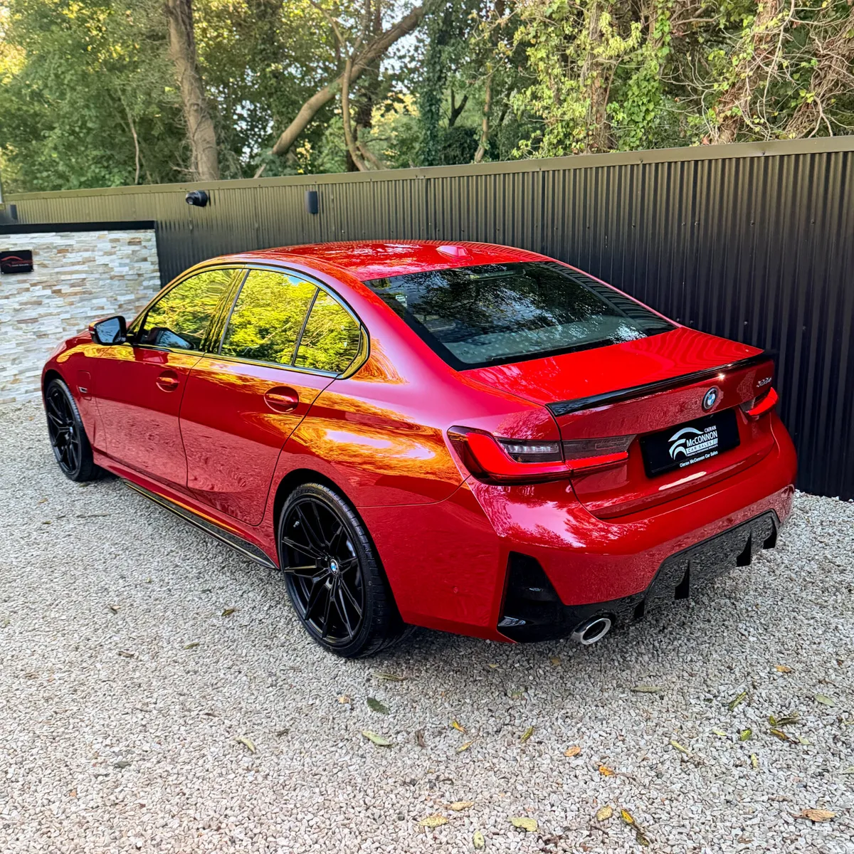BMW 3-Series Saloon, Petrol Plug-in Hybrid, 2023, Red