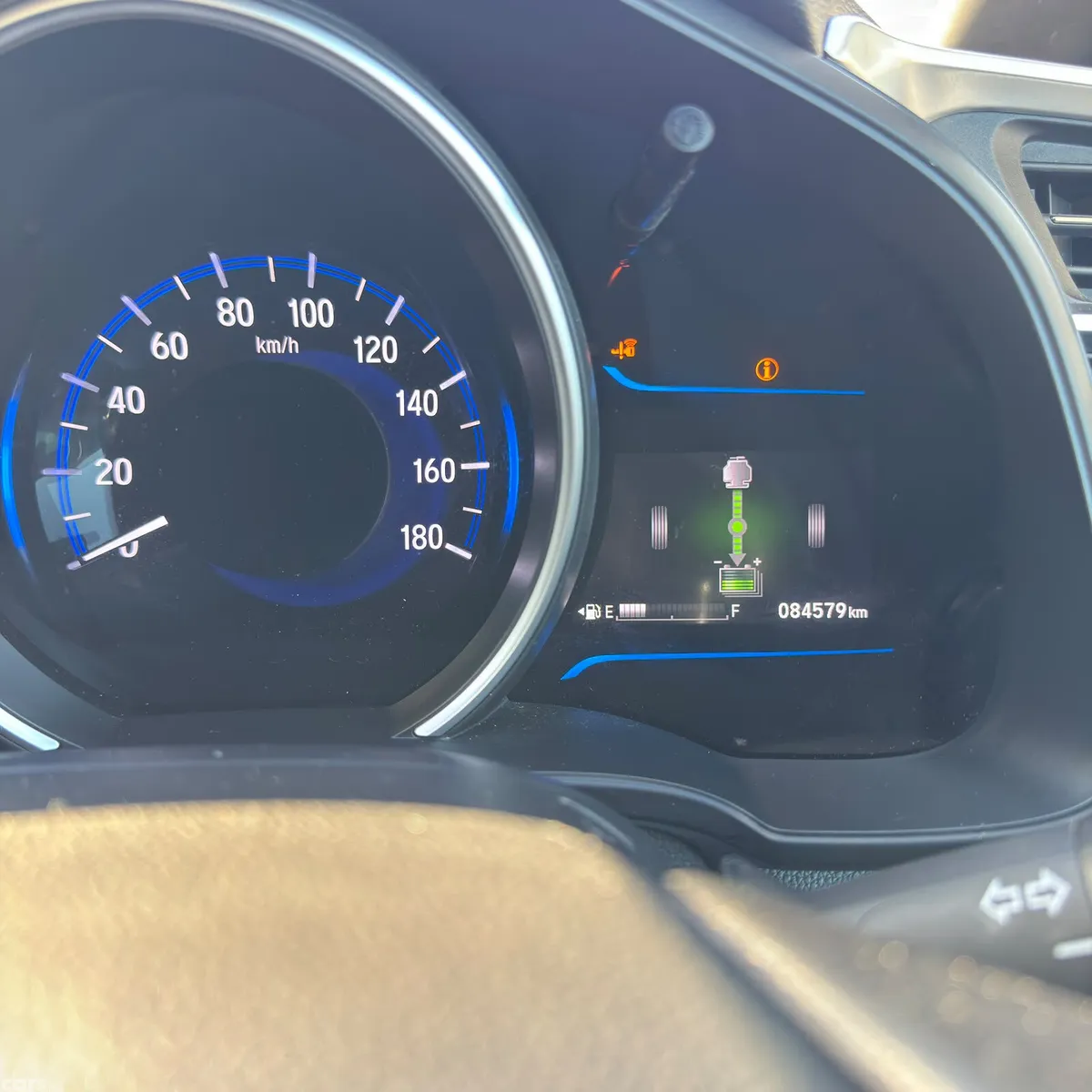 Honda Fit Hatchback, Petrol Hybrid, 2015, Blue
