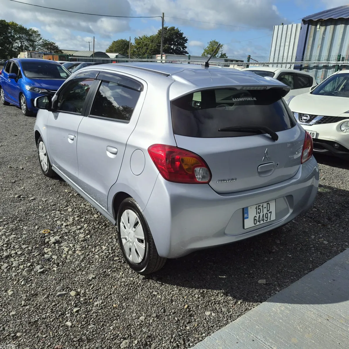 Mitsubishi Mirage Hatchback, Petrol, 2015, Silver