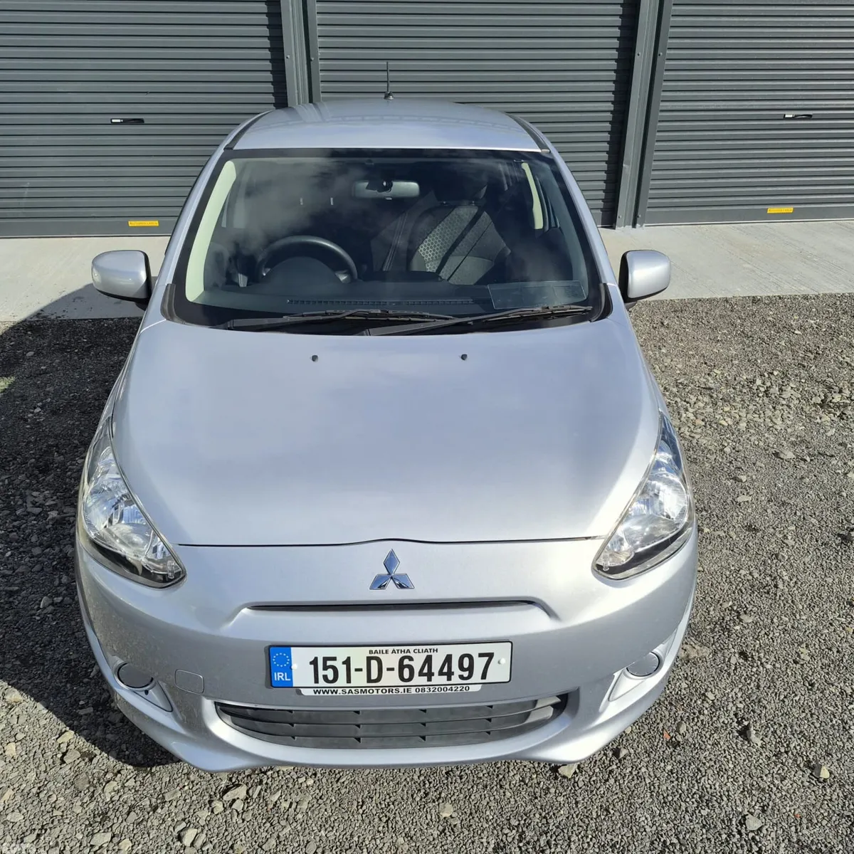 Mitsubishi Mirage Hatchback, Petrol, 2015, Silver
