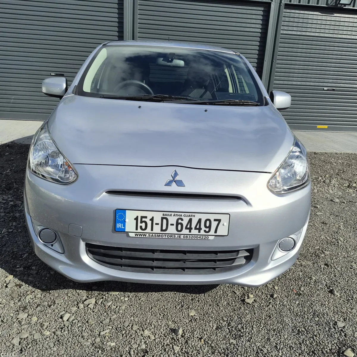 Mitsubishi Mirage Hatchback, Petrol, 2015, Silver