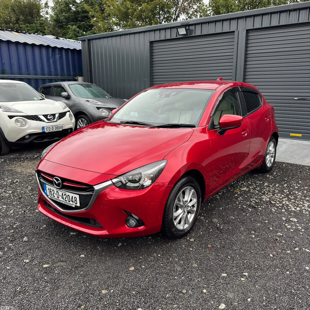 Mazda Demio Hatchback, Petrol, 2016, Red