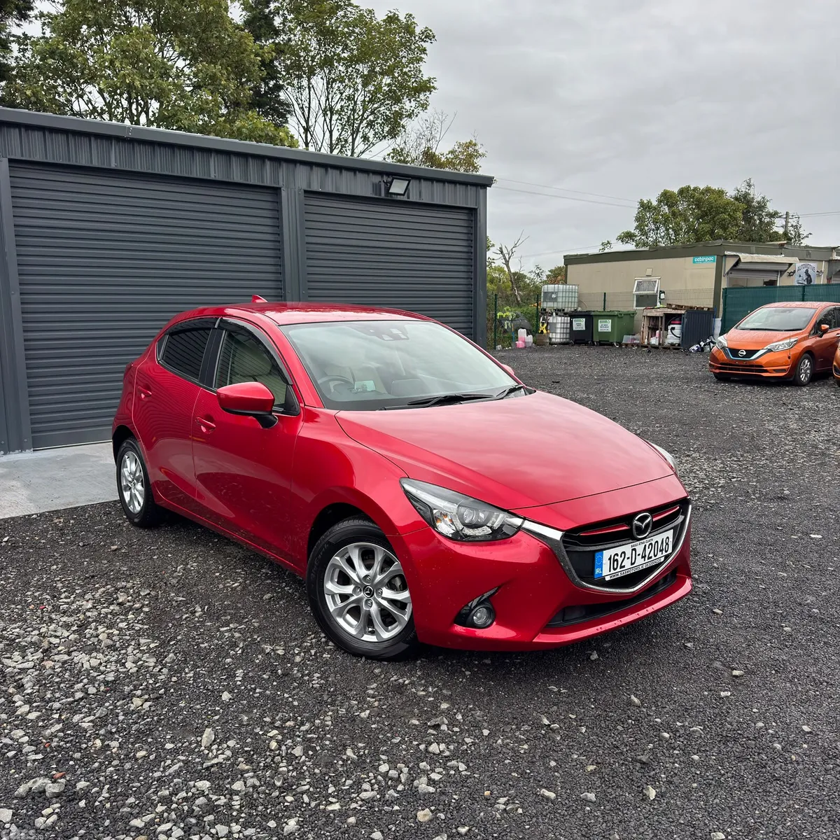 Mazda Demio Hatchback, Petrol, 2016, Red