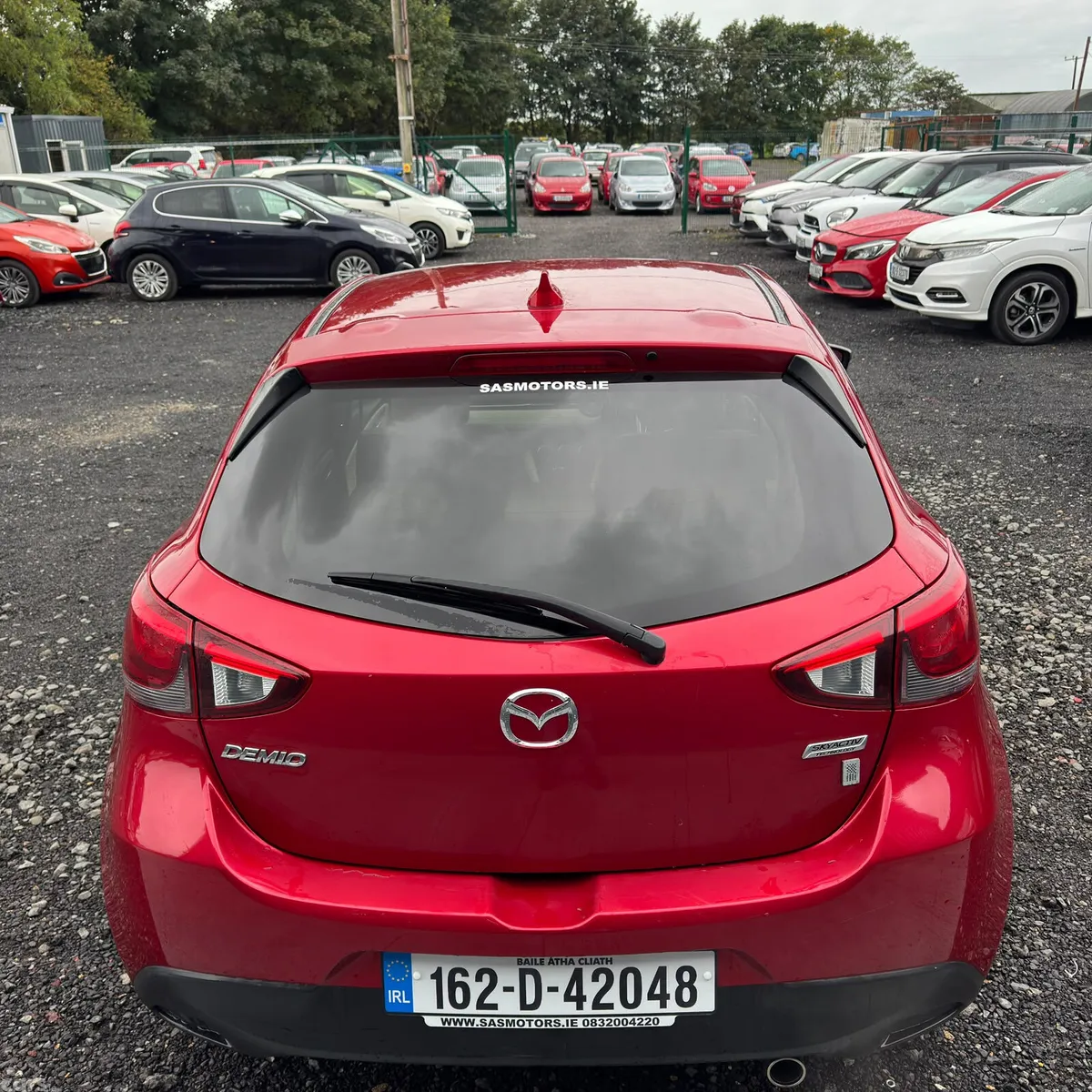 Mazda Demio Hatchback, Petrol, 2016, Red
