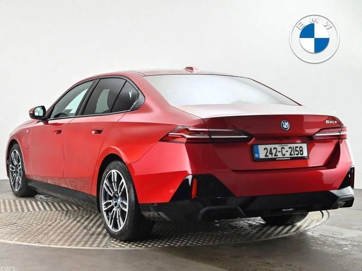 BMW 5-Series Saloon, Petrol Plug-in Hybrid, 2024, Red