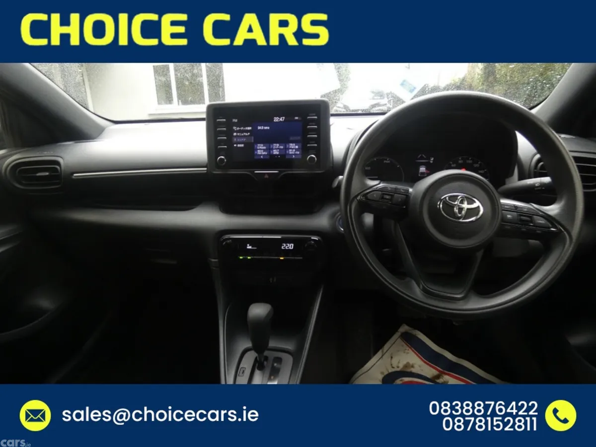 Toyota Yaris Hatchback, Petrol Hybrid, 2022, Blue
