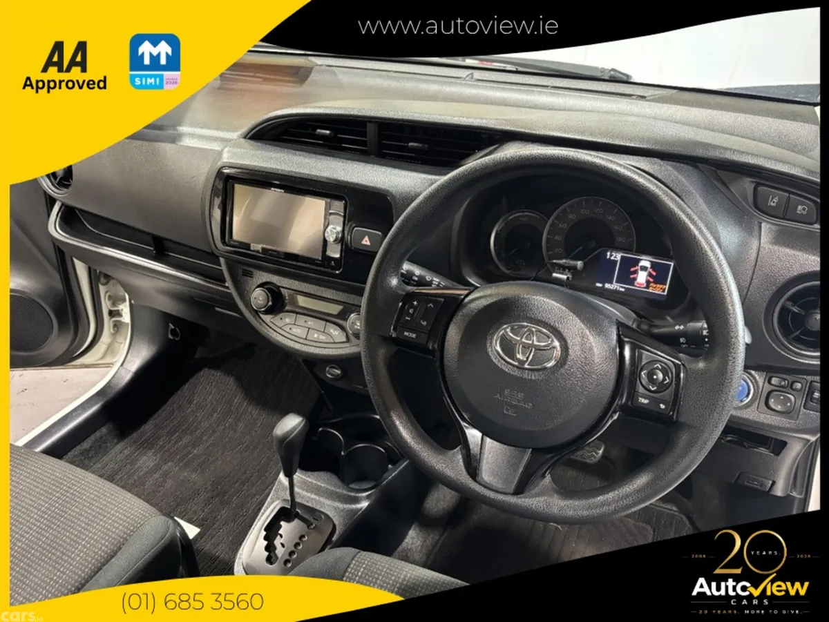 Toyota Vitz Hatchback, Petrol, 2017, White
