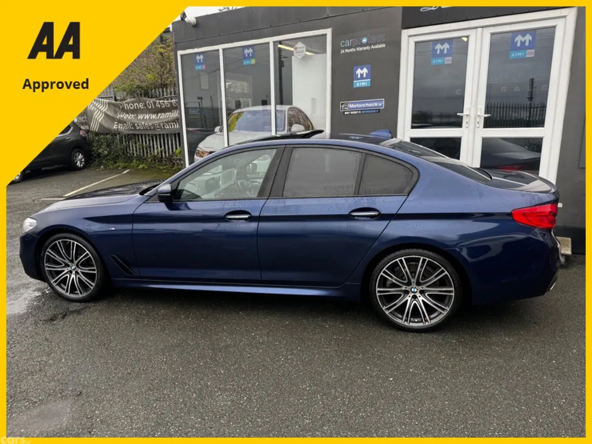 BMW 5-Series Saloon, Diesel, 2018, Blue