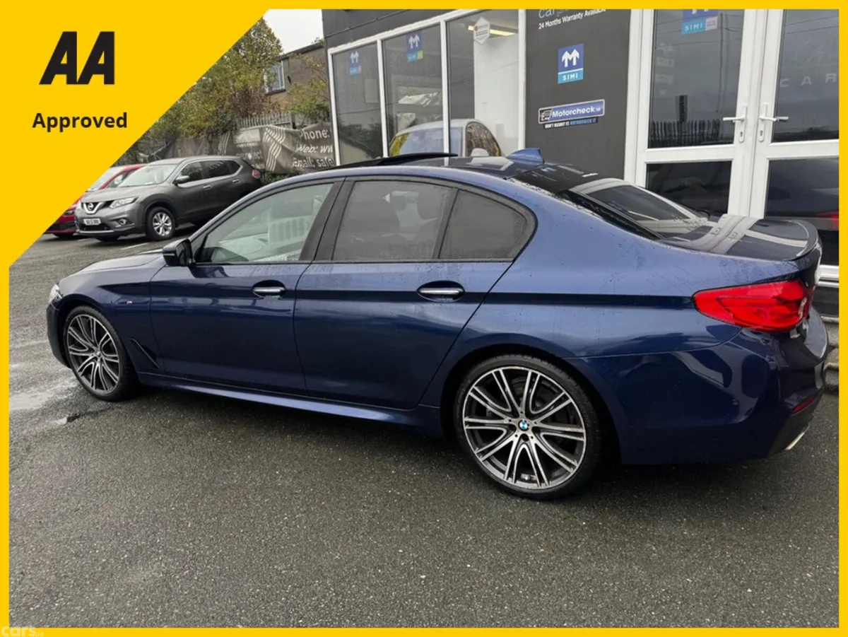 BMW 5-Series Saloon, Diesel, 2018, Blue