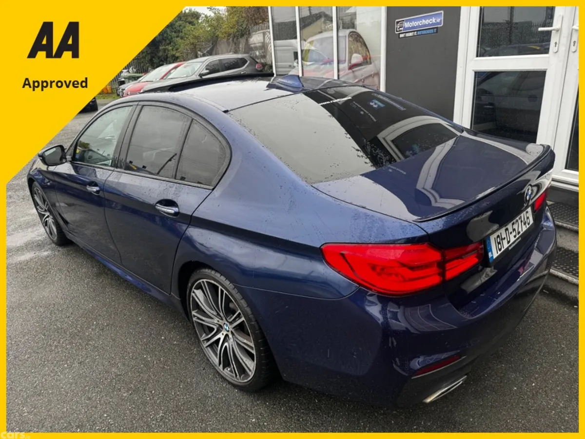 BMW 5-Series Saloon, Diesel, 2018, Blue