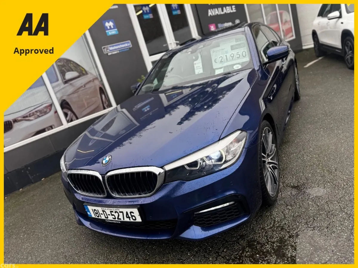 BMW 5-Series Saloon, Diesel, 2018, Blue