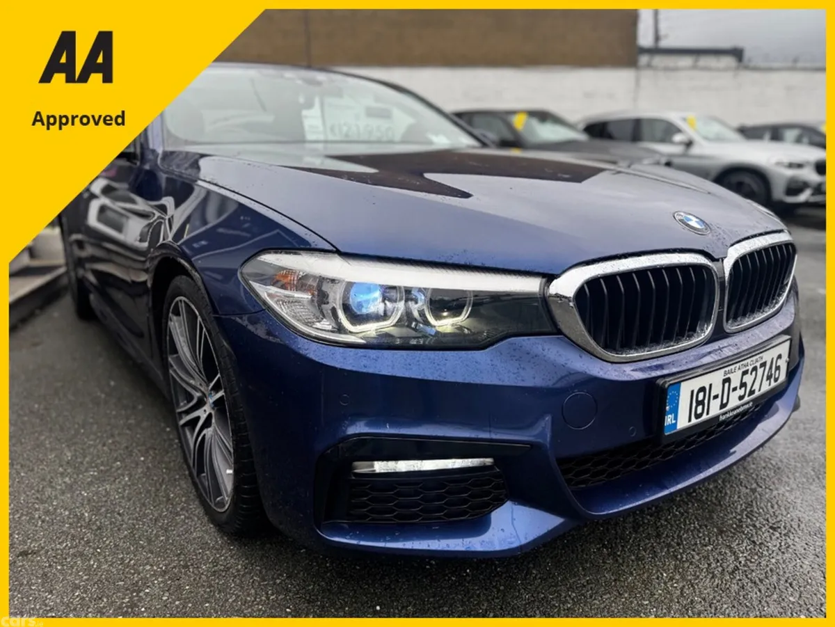 BMW 5-Series Saloon, Diesel, 2018, Blue