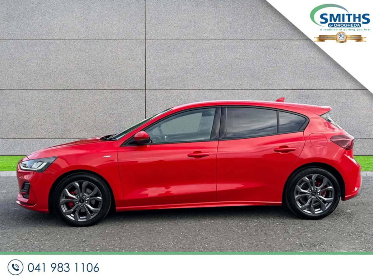 Ford Focus Hatchback, Petrol Hybrid, 2025, Red