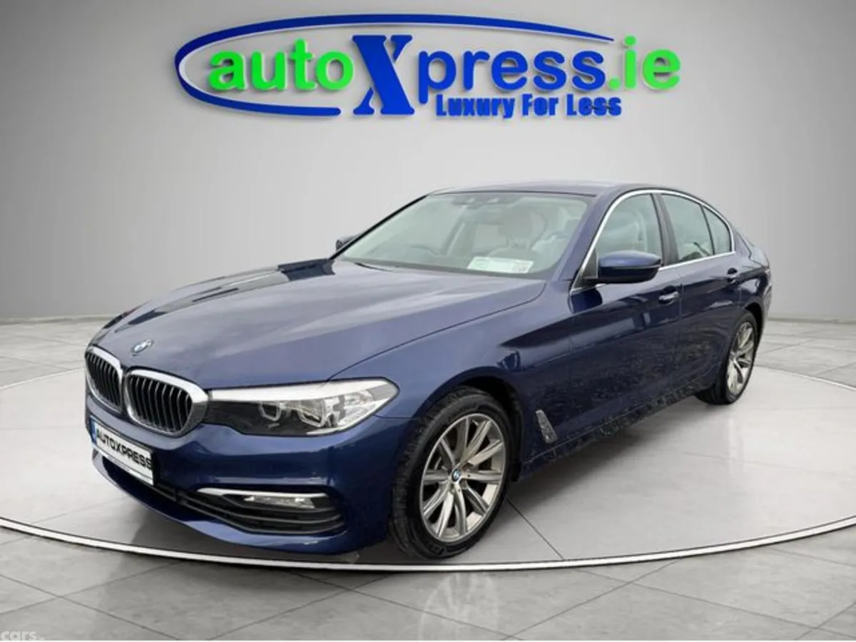 BMW 5-Series Saloon, Diesel, 2017, Blue