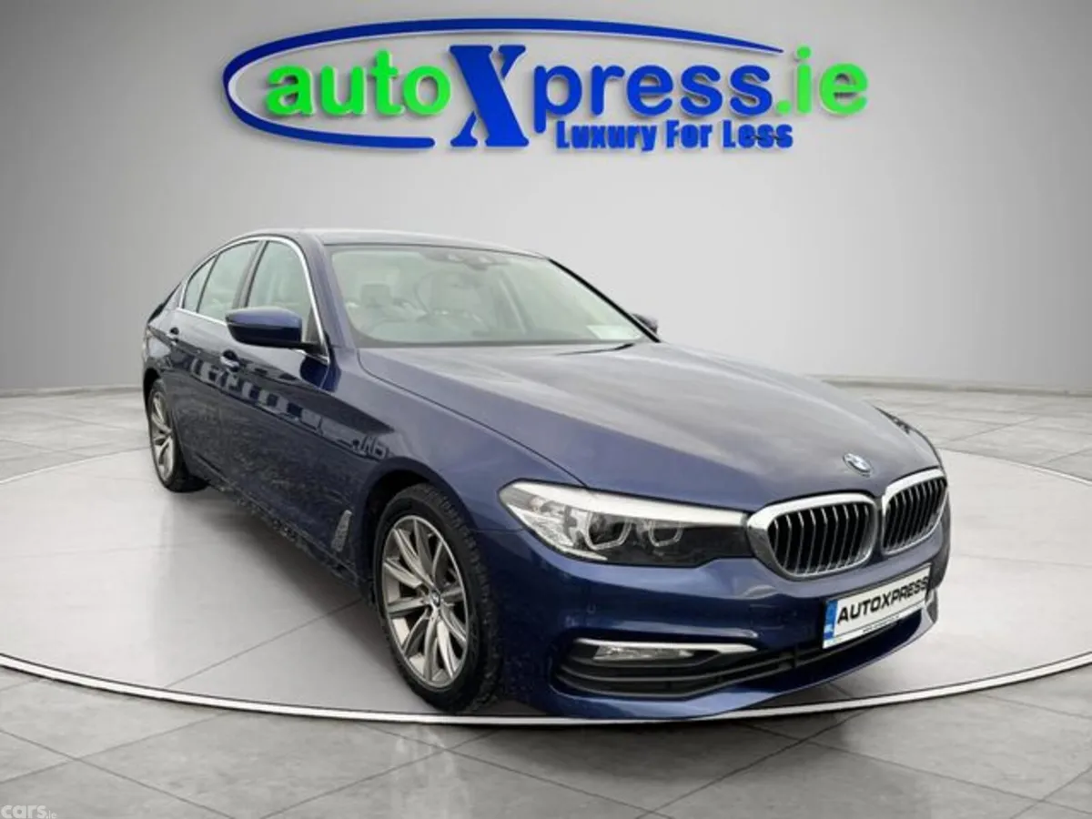 BMW 5-Series Saloon, Diesel, 2017, Blue