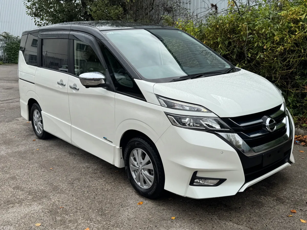 Nissan Serena MPV, Petrol Hybrid, 2017, White