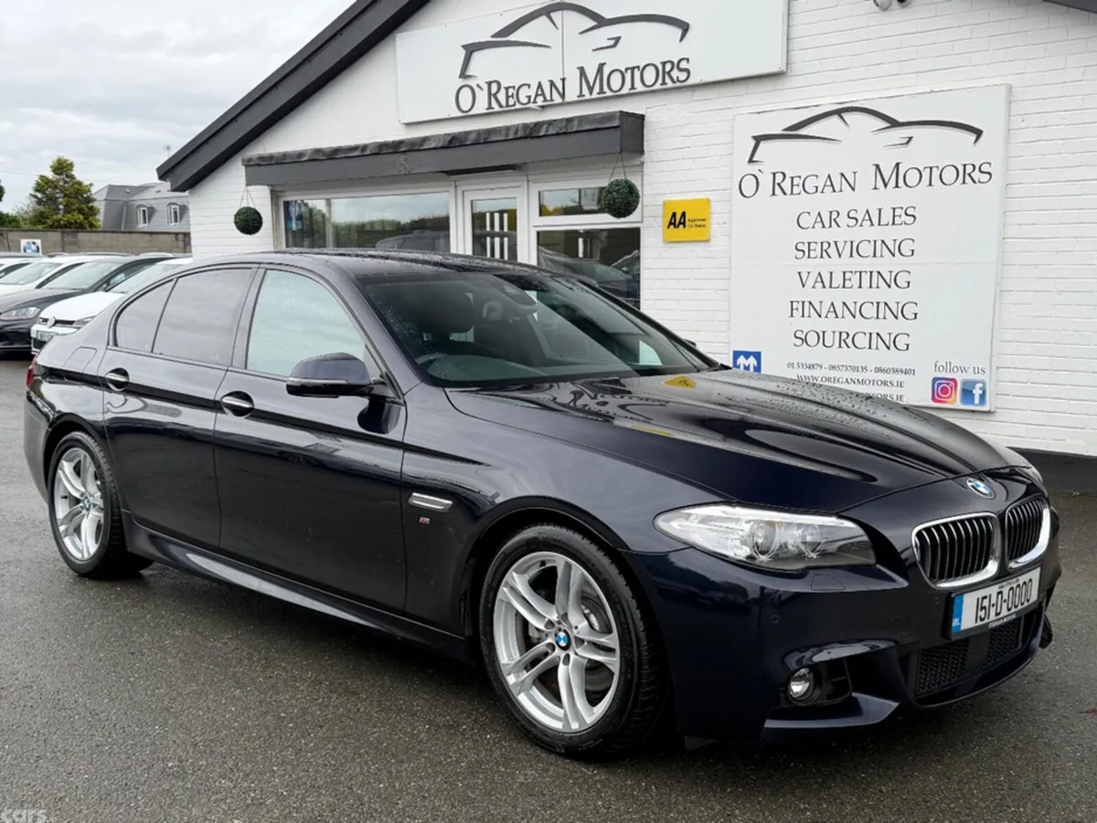 BMW 5-Series Saloon, Diesel, 2015, Black