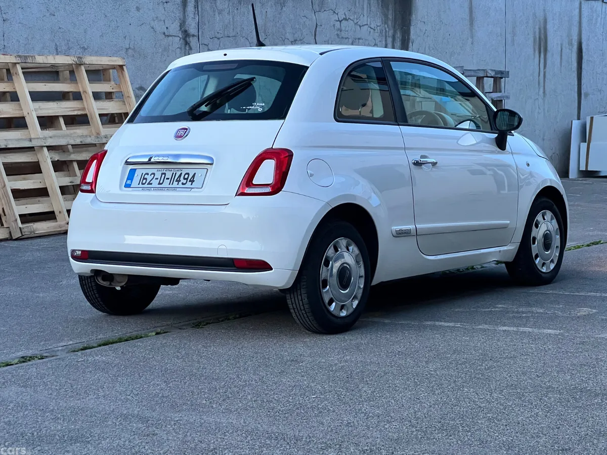 Fiat 500 Hatchback, Petrol, 2016, White