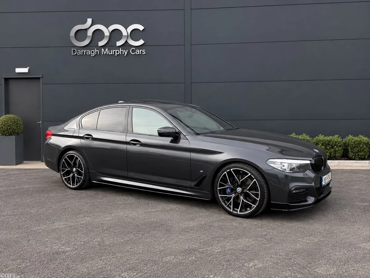 BMW 5-Series Saloon, Petrol Hybrid, 2019, Grey