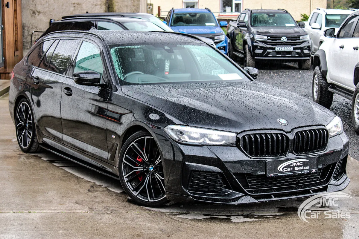 BMW 5-Series Estate, Diesel Hybrid, 2022, Black