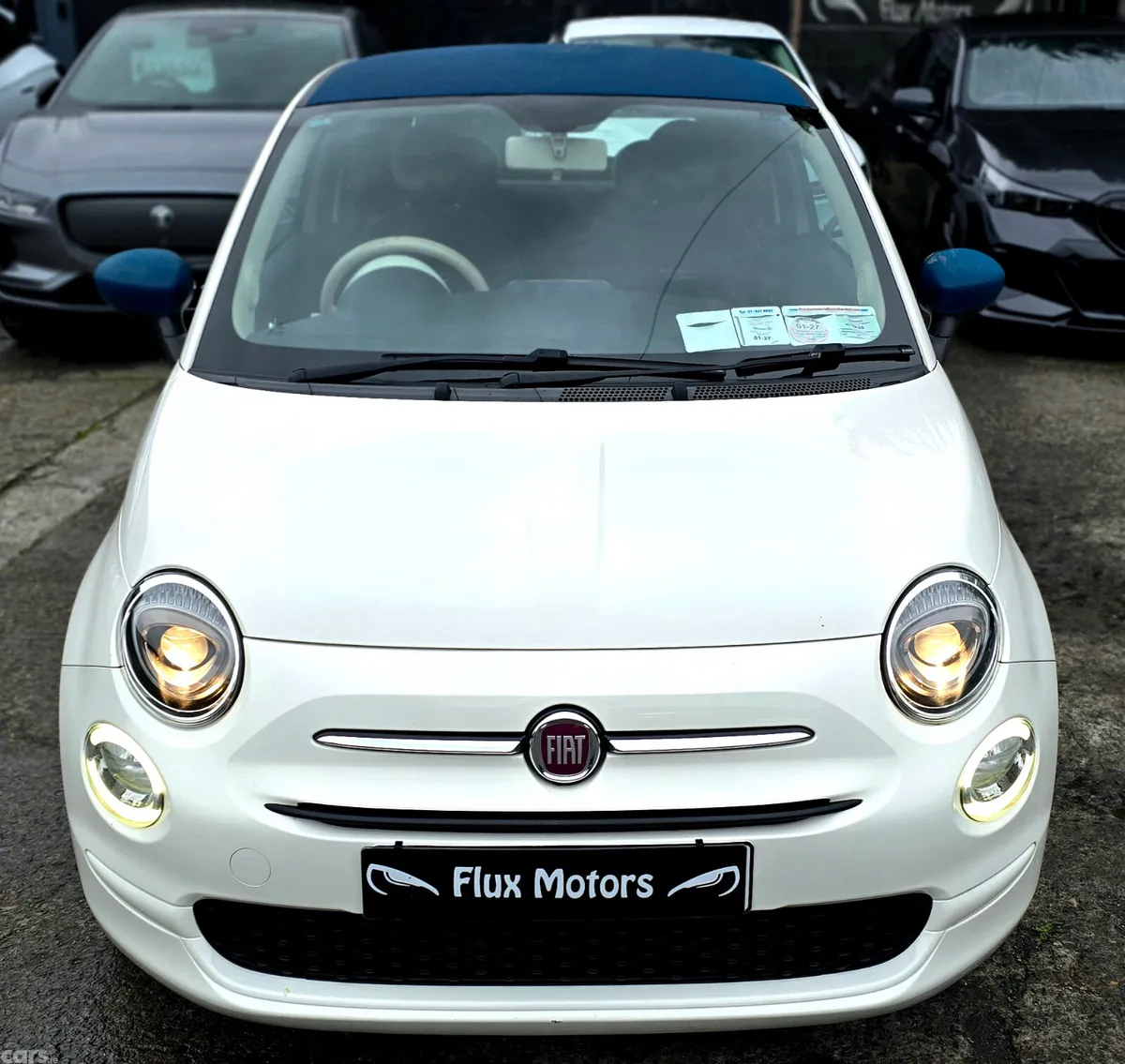 Fiat 500 Hatchback, Petrol, 2016, White